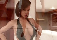 Stepmom, big natural tits