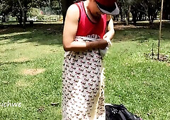 Taught as a fuckslut in the park with morbidity in Spanish