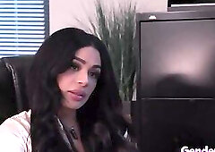 Loved watching King Noire cock slide inside of Eva Maxim