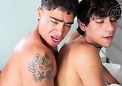 daddy boyfriend 3way w son