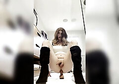 I was asked to do my superlatively good to have a sissygasm. Maybe next time.