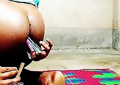 Sexy Bengali hijra sruti*s self sex