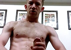 Hot gay twink dick masturbation video