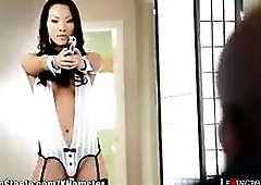 Asa Akira Buttfucked by Lex's big piece of ebony meat