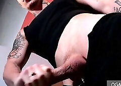 Blowing that glory hole dick and getting shagged