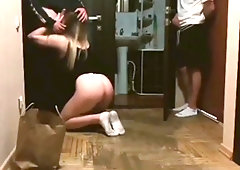 I Share My Cheating Amateur Wife With The Delivery Man Uber Eats