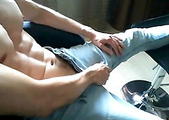 Gay twink, a big cock man, gay movie