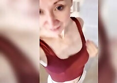 OBSCENE TALKING COUGAR POST GYM SHOWER MOVIE CALL JOI U've just caught me post gym session. I was about to get over here the shower. Well, u migh