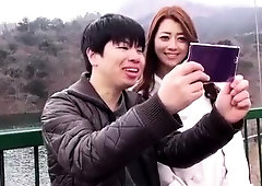 Luscious Japanese wife sexually satisfied by a younger guy