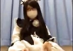 Asian CD in costume on Live Cam
