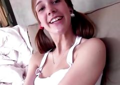 Puta Locura Amazing Teen Drinks The Holy Jizz
