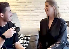 Passionate couple explores intense public pleasure with sensual footjob