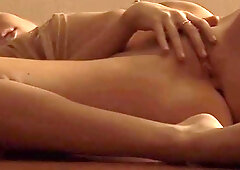Sensual Coed Klarita Bending Over to Masturbate After Posing Sexily!