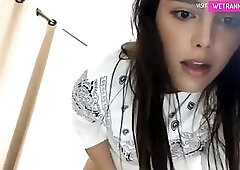 Super Hot Tranny Show Her Cock on Cam