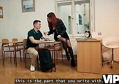 VIP4K. Lick my snatch or I will fire u! Sexy sex with Melody Mynx