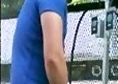 Public jacking off in home depot garden center