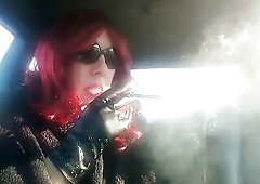 I LOVE SMOKIN' LENGTHY CIGS IN MY CAR -- U KNOW WHAT TO DO WITH IT.