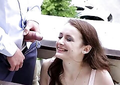 Tainster - Some pissing action on the balcony