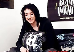 Tattooed twink softly fucks fleshlight