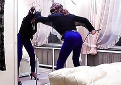 Preparing for the parking lot - self drubbing and stroking