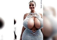 Heavy Humongous Gargantuan Boobs, Huge Titties and Heavy Booty