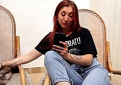 Busty amateur GF webcam solo