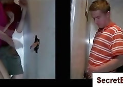 Gay straight amateur gloryhole blowjob