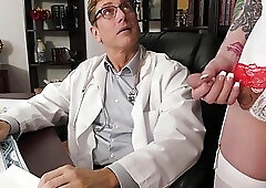 Tgirl nurse anal reams her chief doctor