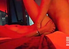 Pau is addicted to cock and her husband knows it, that's why he shares it every chance he gets. Threesome HMH 2