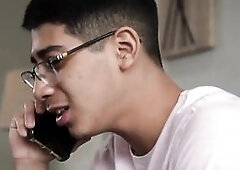 After Diego Perez had a break-up, that guy goes to his good-as-bang stepmom Armani Ebony for some maternal advice. Armani exposes her wet melons to mo