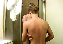 Eager Young Lads Share Wet, Wild Fun Together