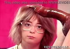 CFNM Annie Archer Draws & Milks Black Cock