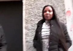 Cuban Ebony Babe Needs To Debut In Porn To Stay In Spain