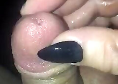 Sissy slut rubbing little clit