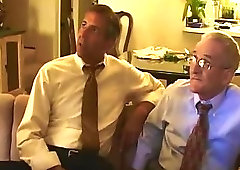 daddy old Suit Silver Daddy Have admirable Sex In Hotel Room