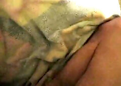 T-girl Paw/jerk and play with Cum
