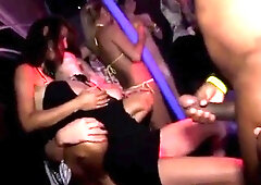 Hardcore fuck party with sexy and slutty European babes