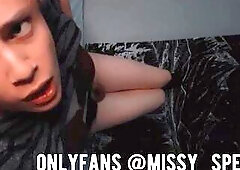 Trans whore caged and hopeless to hold her groans!