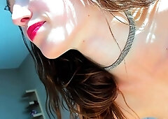 Pale amateur teen brunette Lynn Love