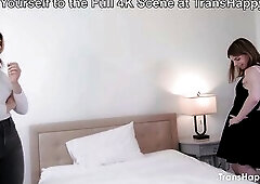 TransHappy.com clip! The two t-beauties move onto the couch and get over hereto a hawt mutual 69 position, sucking every other’s knobs with exciteme
