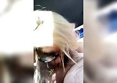 Streetwalker with a hot librarian vibe likes it when a stud discharges a load of cum in her throat whilst that babe's on her knees