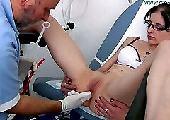 Doctor Touches Her Sweet Vagina - Millie Stone