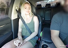 Chloe Rose heats up a casting session with hot car foreplay and intense indoor sex