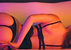 Beautiful Ukrainian girl Diana Heaven masturbating in front of the camera