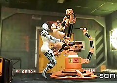 A secret underground laboratory in south Texas proceeds research. And here is some other success - this is the latest sex android. That Babe became ev