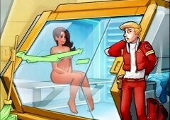 Video game, spycam, animated