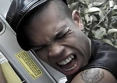 Gay Leather Lovers in Interracial