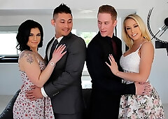 Wife with huge melons Kagney Linn Karter nicely fucked by her boss