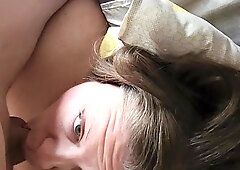 Quick Sunday afternoon blowjob with a facial