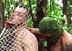 Bromo - Tattooed american rushes bareback slamming hard